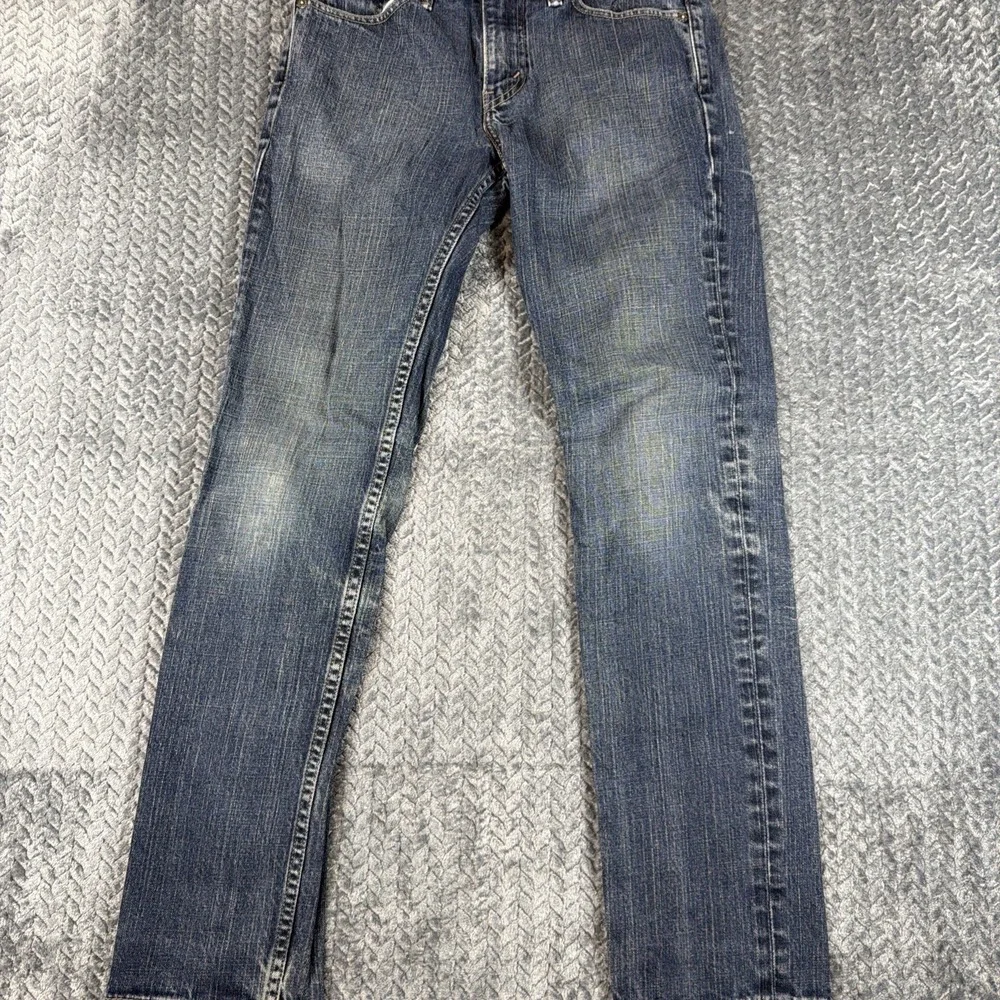 Levis 511 Slim Jeans Mens 29x32 Blue Denim Dark Wash Stretch